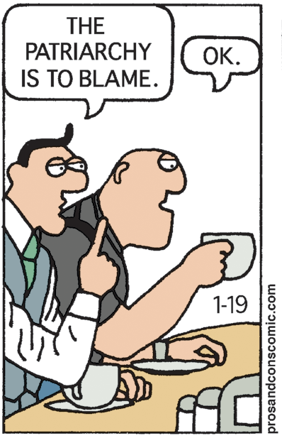 Finger OCR: THE PATRIARCHY ??. IS TO BLAME. 1-19 prosandconscomic.com THE PATRIARCHY ??. IS TO BLAME. 1-19 prosandconscomic.com