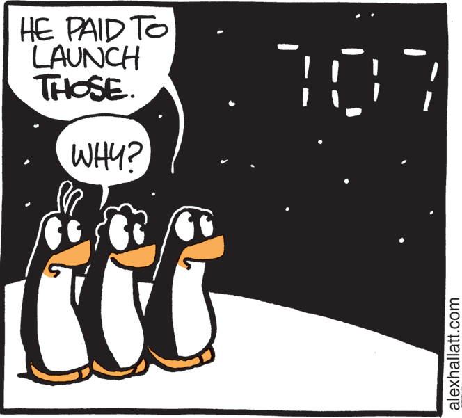 Humour OCR: HE PAID TO LAUNCH THOSE. WHY? alexhallatt.com HE PAID TO LAUNCH THOSE. WHY? alexhallatt.com