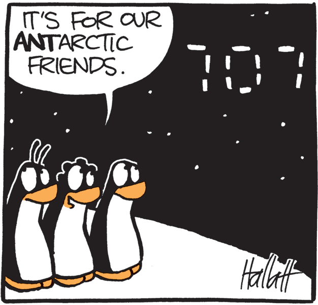 Animation OCR: IT'S FOR OUR ANTARCTIC FRIENDS. 107 IT'S FOR OUR ANTARCTIC FRIENDS. 107