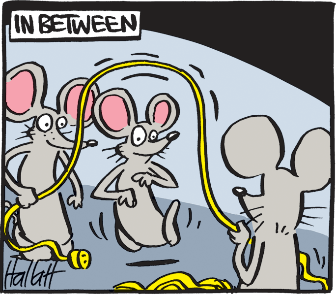 Artwork OCR: IN BETWEEN Halatt IN BETWEEN Halatt
