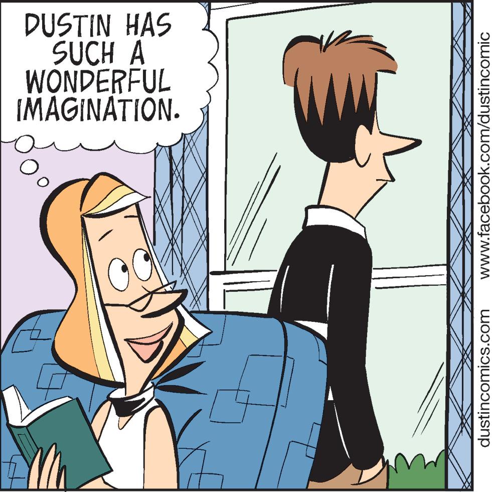 Organism OCR: DUSTIN HAS SUCH A WONDERFUL IMAGINATION. dustincomics.com www.facebook.com/dustincomic DUSTIN HAS SUCH A WONDERFUL IMAGINATION. dustincomics.com www.facebook.com/dustincomic