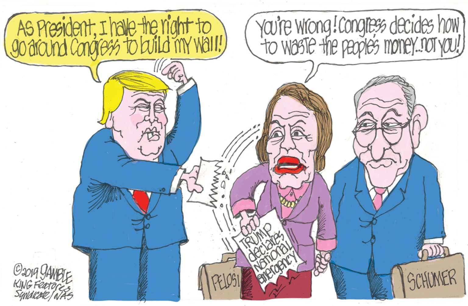 Line OCR: AS PresidentI hale theright to godrand Congres tobuild ny wall!) Yau're wiong!Congess decides how to waSte the peoples monEY.SOT YOU) TRUMP KING Feator PELOS SCHUNER AS PresidentI hale theright to godrand Congres tobuild ny wall!) Yau're wiong!Congess decides how to waSte the peoples monEY.SOT YOU) TRUMP KING Feator PELOS SCHUNER