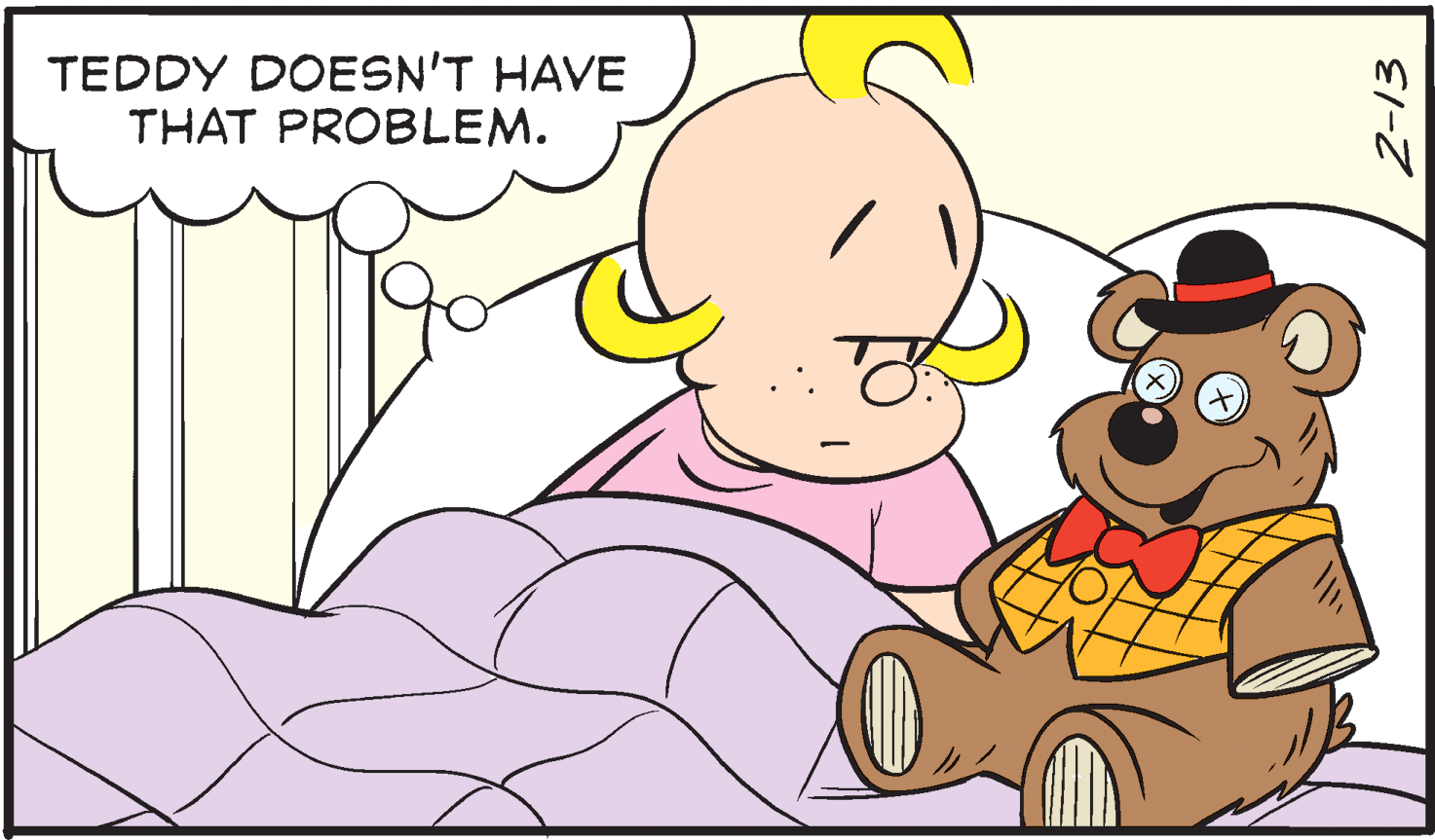 Human OCR: TEDDY DOESN'T HAVE THAT PROBLEM. TEDDY DOESN'T HAVE THAT PROBLEM.