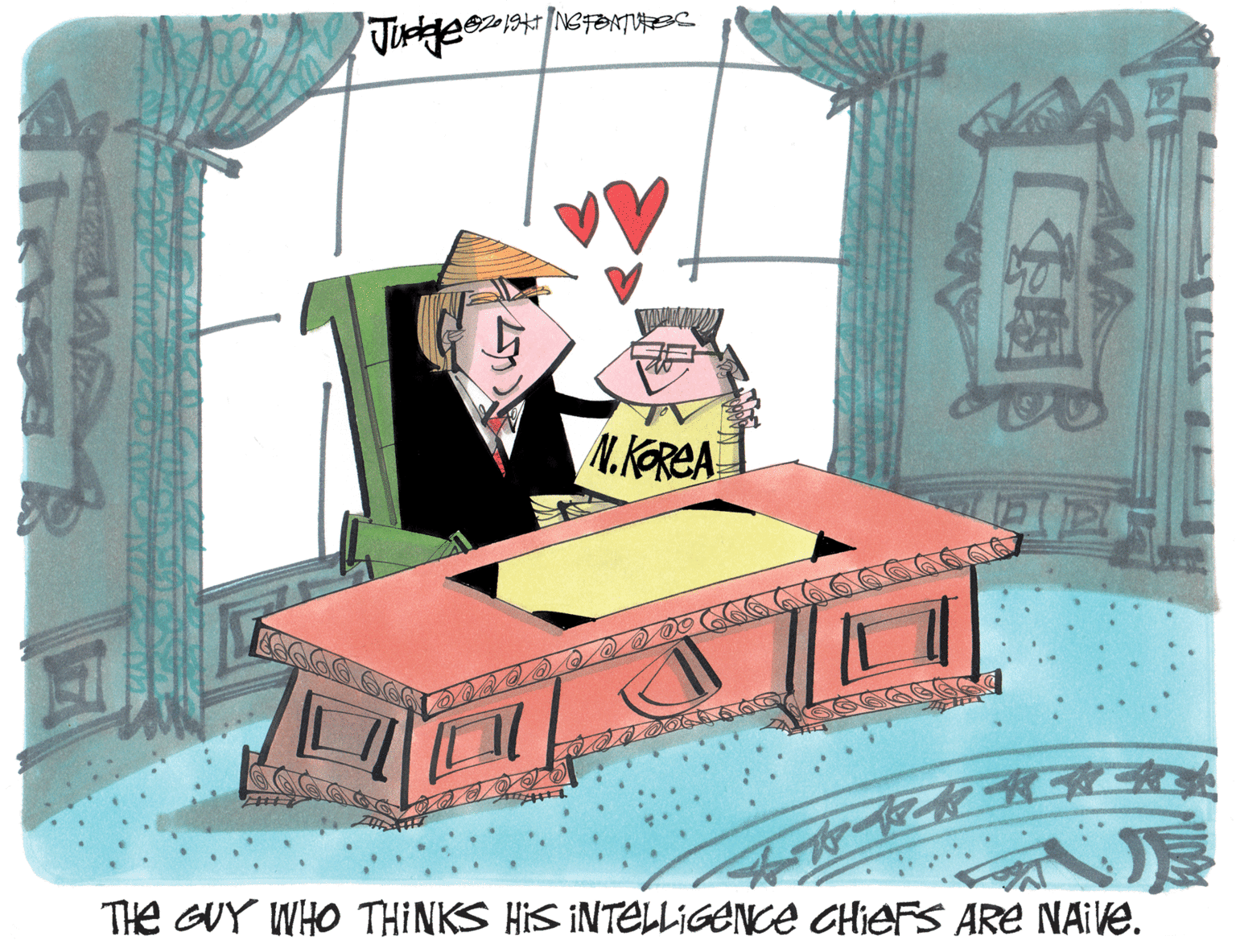 Room OCR: THE GUY WHO THINKS HIS INTELLIGENCE CHIEFFS ARE NAIVE. A THE GUY WHO THINKS HIS INTELLIGENCE CHIEFFS ARE NAIVE. A