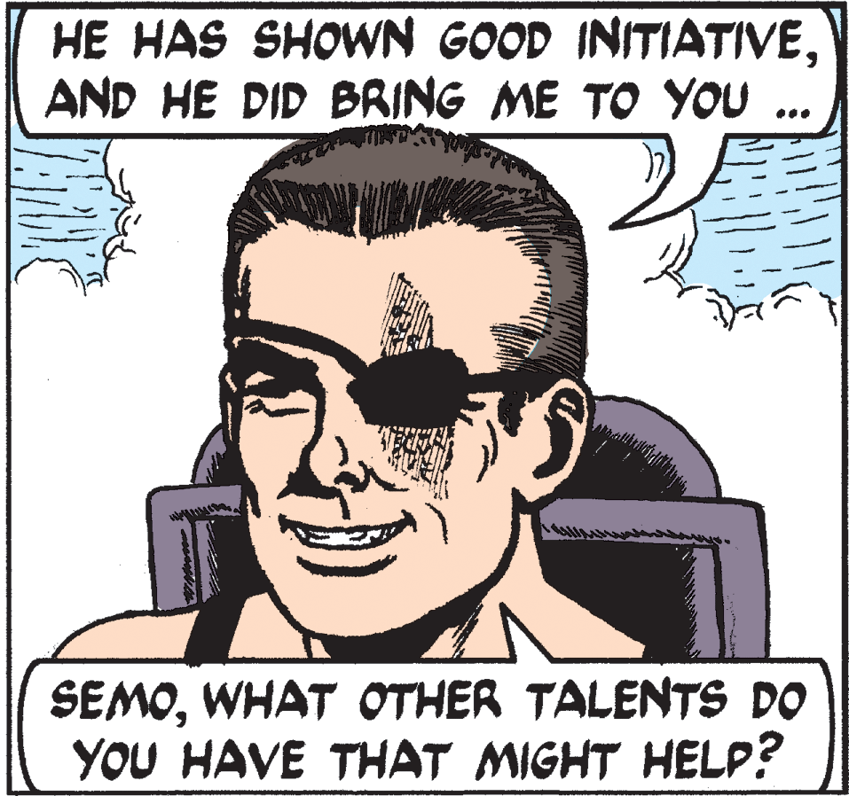 Human OCR: HE HAS SHOWN GOOD INITIATIVEAND HE DID BRING ME TO YOU ... SEMOWHAT OTHER TALENTS DO YOU HAVE THAT MIGHT HELP? HE HAS SHOWN GOOD INITIATIVEAND HE DID BRING ME TO YOU ... SEMOWHAT OTHER TALENTS DO YOU HAVE THAT MIGHT HELP?
