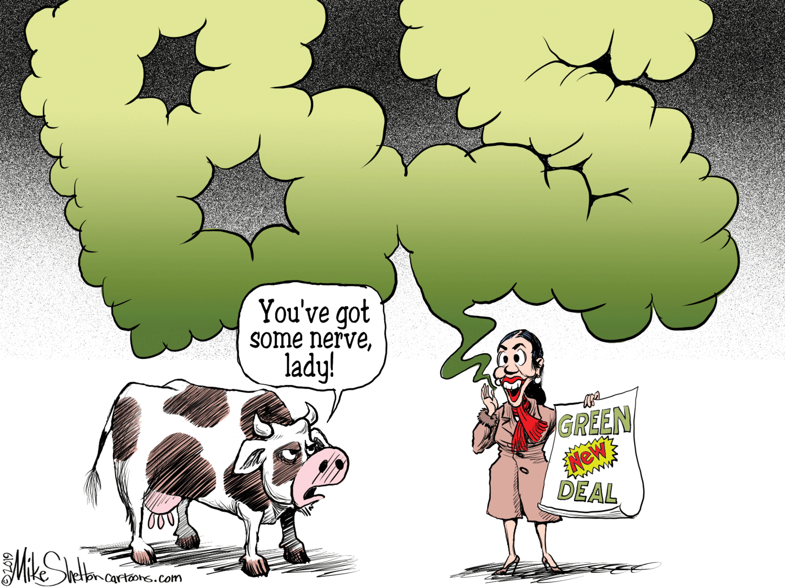 Line OCR: You've got d some nervelady! GREEN NeW DEAL eton cartoons.com You've got d some nervelady! GREEN NeW DEAL eton cartoons.com