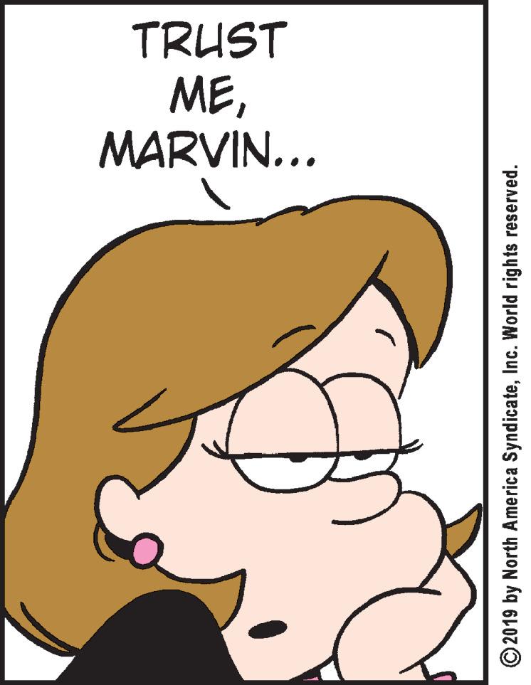 Organism OCR: TRUST MEMARVIN... © 2019 by North America SyndicateInc. World rights reserved. TRUST MEMARVIN... © 2019 by North America SyndicateInc. World rights reserved.