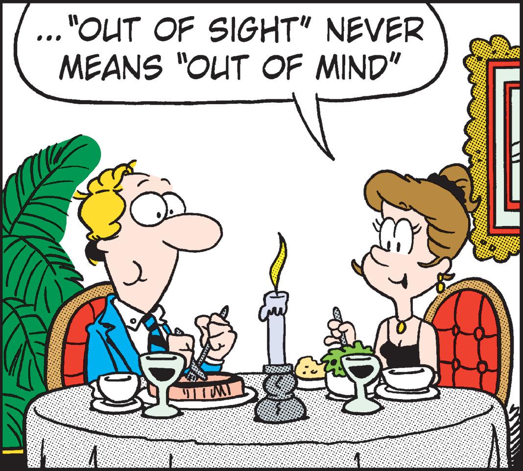 People OCR: .."OUT OF SIGHT" NEVER MEANS "OUT OF MIND" .."OUT OF SIGHT" NEVER MEANS "OUT OF MIND"