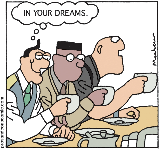 Illustration OCR: IN YOUR DREAMS. prosandconscomic.com Mechan IN YOUR DREAMS. prosandconscomic.com Mechan