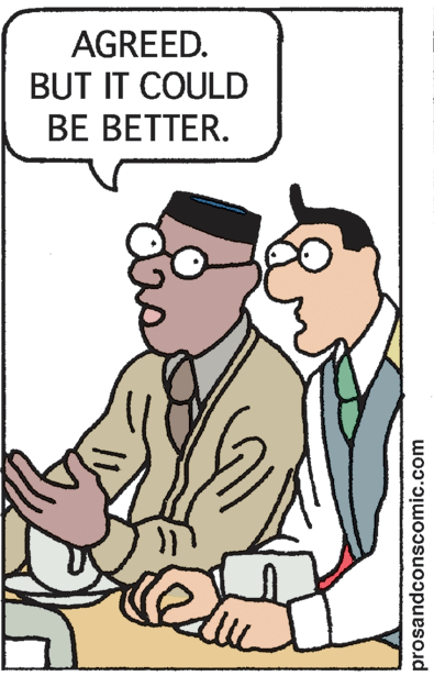 Goggles OCR: AGREED. BUT IT COULD BE BETTER. prosandconscomic.com AGREED. BUT IT COULD BE BETTER. prosandconscomic.com