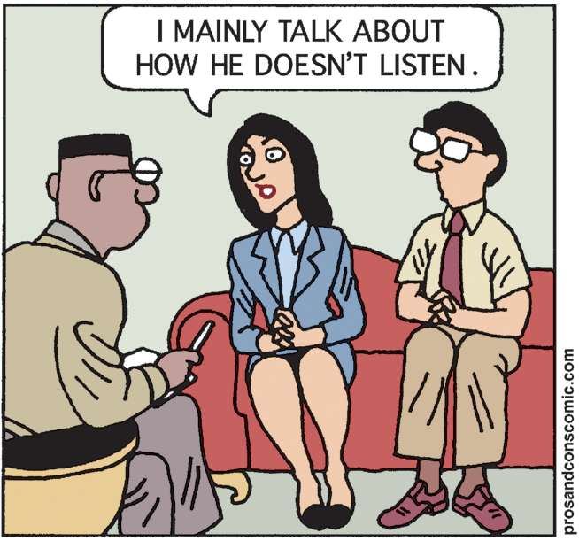 Finger OCR: I MAINLY TALK ABOUT HOW HE DOESN'T LISTEN. prosandconscomic.com I MAINLY TALK ABOUT HOW HE DOESN'T LISTEN. prosandconscomic.com