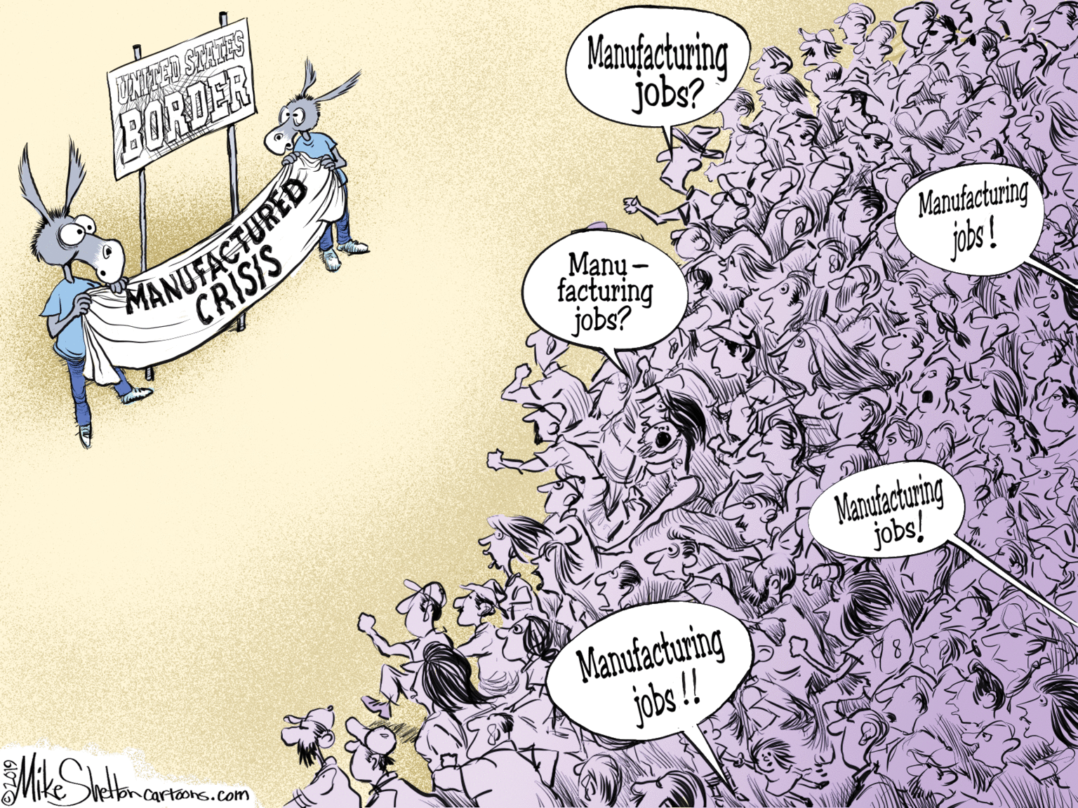 Humour OCR: UANED STATES BORDER Manufacturing jobs? MANUFACTURED CRISIS Manu - facturing jobs? Manufacturing jobs ! Manafacturng jobs! Manufacturing jobs !! Honcartoons.com UANED STATES BORDER Manufacturing jobs? MANUFACTURED CRISIS Manu - facturing jobs? Manufacturing jobs ! Manafacturng jobs! Manufacturing jobs !! Honcartoons.com