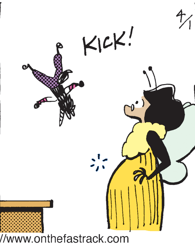 Illustration OCR: KICK! //www.onthefastrack.com KICK! //www.onthefastrack.com
