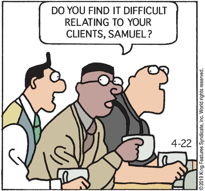 Parallel OCR: DO YOU FIND IT DIFFICULT RELATING TO YOUR CLIENTSSAMUEL? 4-22 ©2019 King Features SyndicateInc. World rights reserved. DO YOU FIND IT DIFFICULT RELATING TO YOUR CLIENTSSAMUEL? 4-22 ©2019 King Features SyndicateInc. World rights reserved.