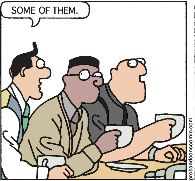Art OCR: SOME OF THEM. prosandconscomic.com SOME OF THEM. prosandconscomic.com
