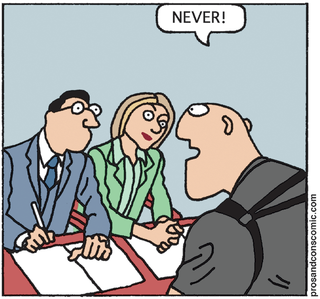 Adaptation OCR: NEVER! prosandconscomic.com NEVER! prosandconscomic.com