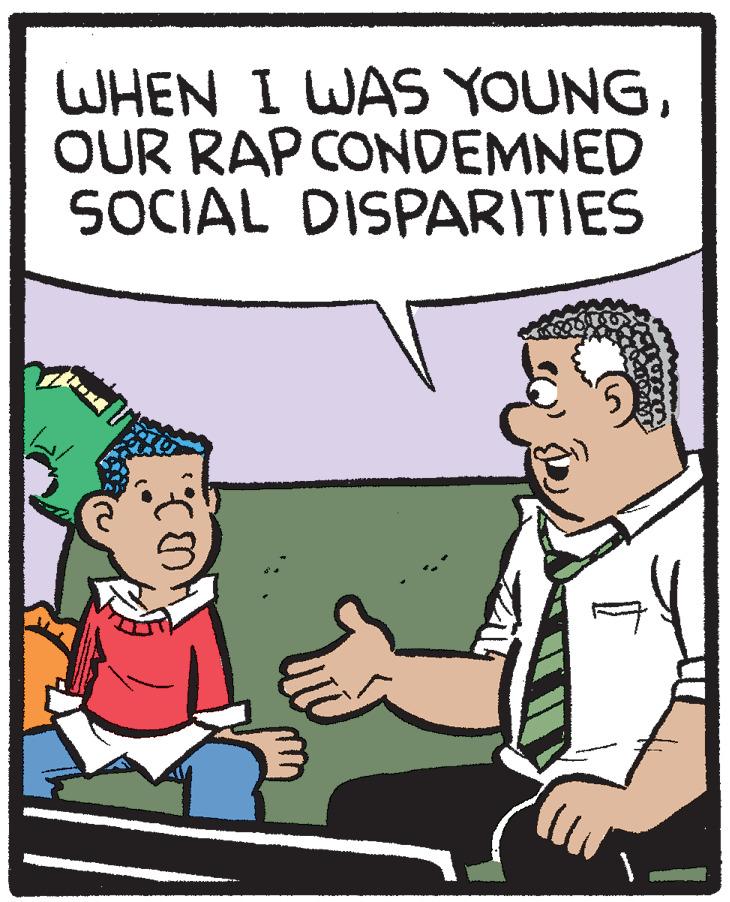 Humour OCR: WHEN I WAS YOUNGOUR RAP CONDEMNED SOCIAL DISPARITIES WHEN I WAS YOUNGOUR RAP CONDEMNED SOCIAL DISPARITIES
