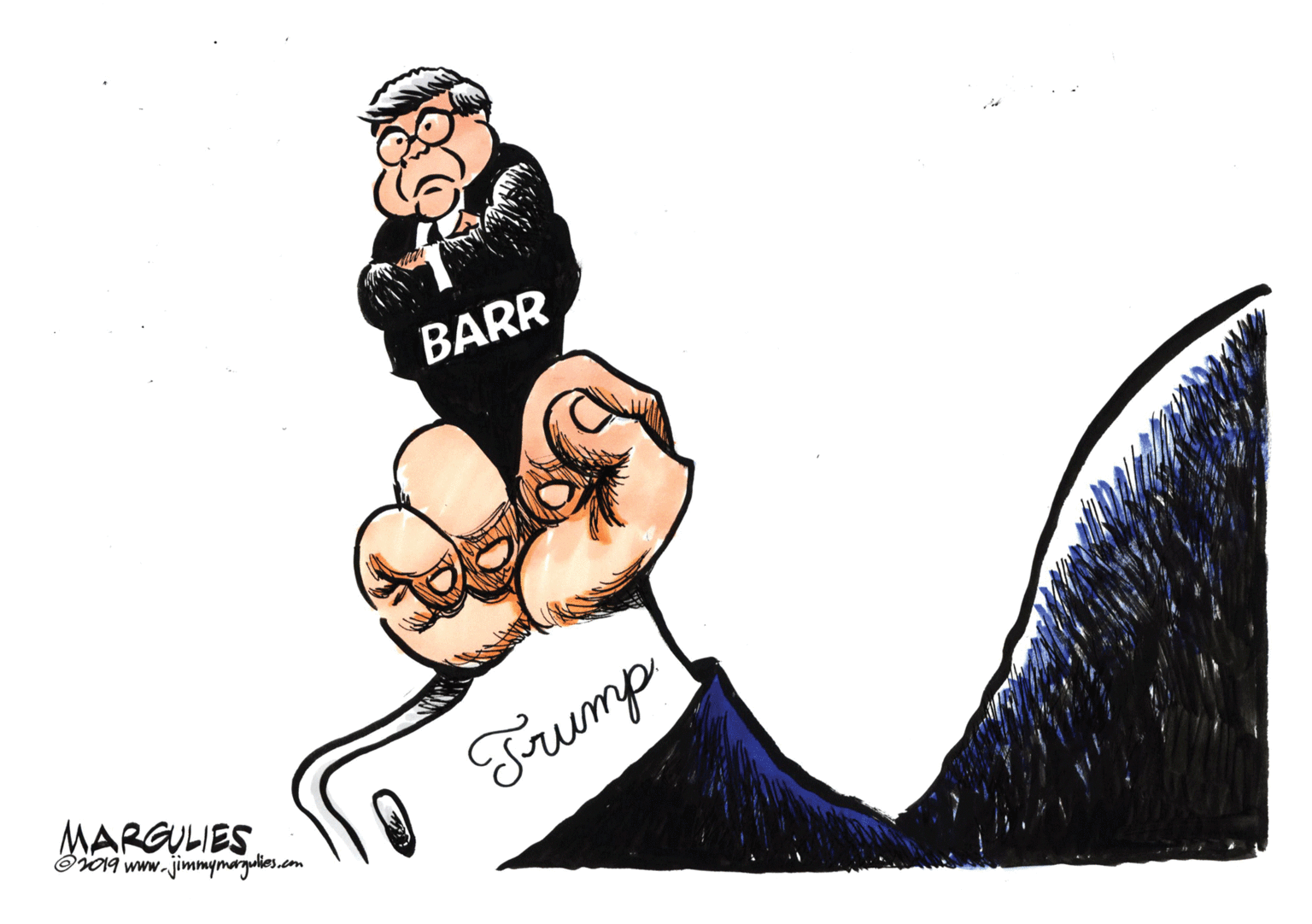 Graphics OCR: BARR MARGULIES. Oio19 www.jimmymargulies.com Trump BARR MARGULIES. Oio19 www.jimmymargulies.com Trump