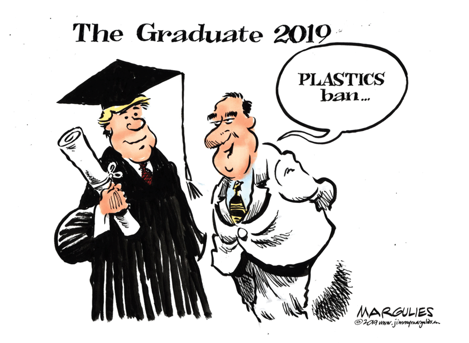 Art OCR: The Graduate 2019 PLASTICS ban.IN MARGULIES Oza9 www.jimmpmargalios.om The Graduate 2019 PLASTICS ban.IN MARGULIES Oza9 www.jimmpmargalios.om