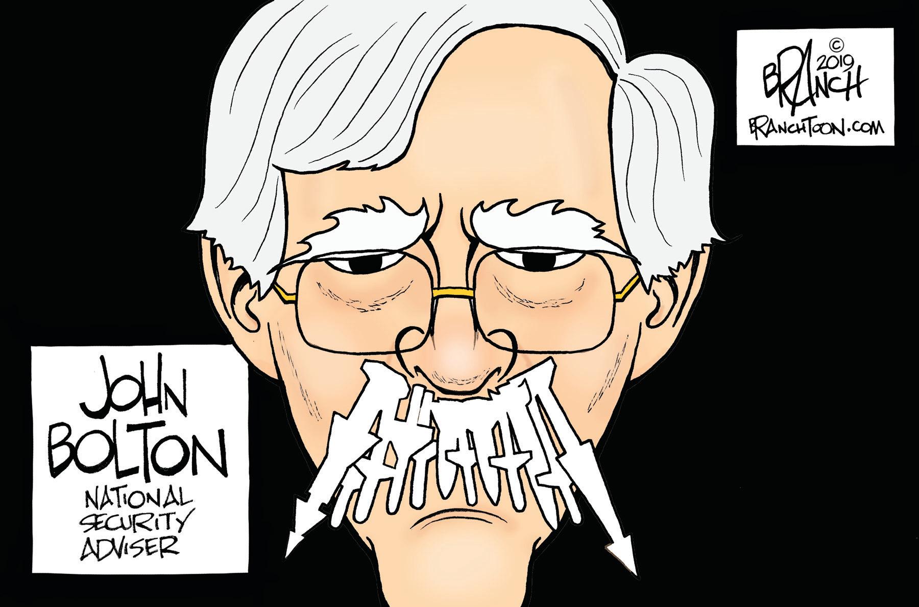 Gesture OCR: 2019 RANCATOON.COM JohN BOLTON NATIONAL SECURITY ADVISER 2019 RANCATOON.COM JohN BOLTON NATIONAL SECURITY ADVISER