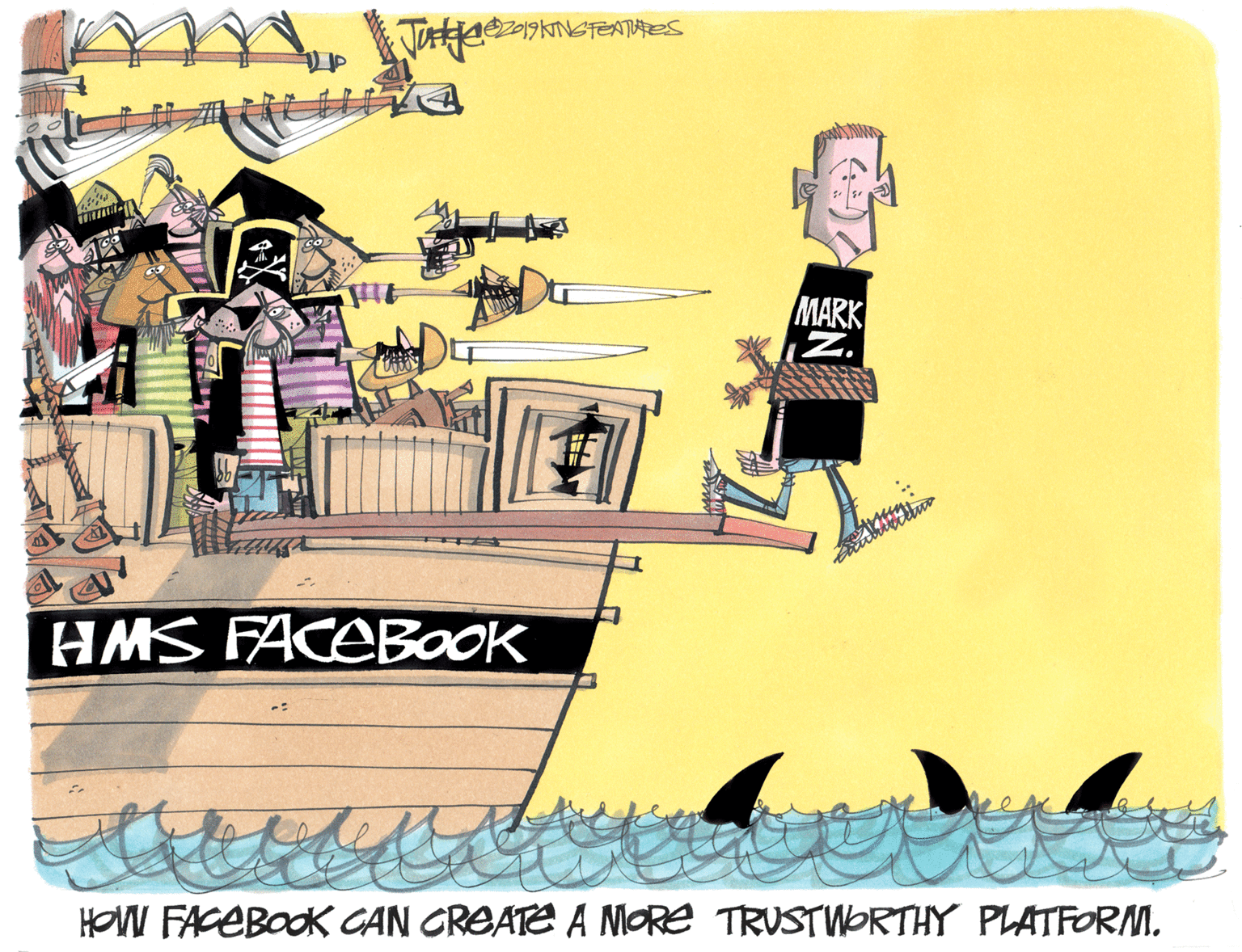 Graphics OCR: MARK HMS FACEBOOK HOWW FACEBOOK CAN GREATE A MORE TRUSTWORTHY PLATFORM. ?N MARK HMS FACEBOOK HOWW FACEBOOK CAN GREATE A MORE TRUSTWORTHY PLATFORM. ? N