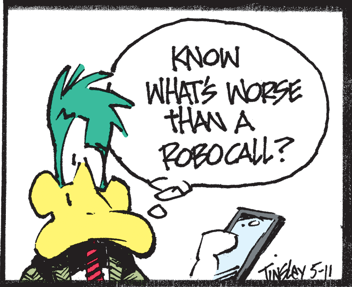 Paper OCR: KNOW WHATS WORSE ?AN A ROBOCALL? KNOW WHATS WORSE ? AN A ROBOCALL?