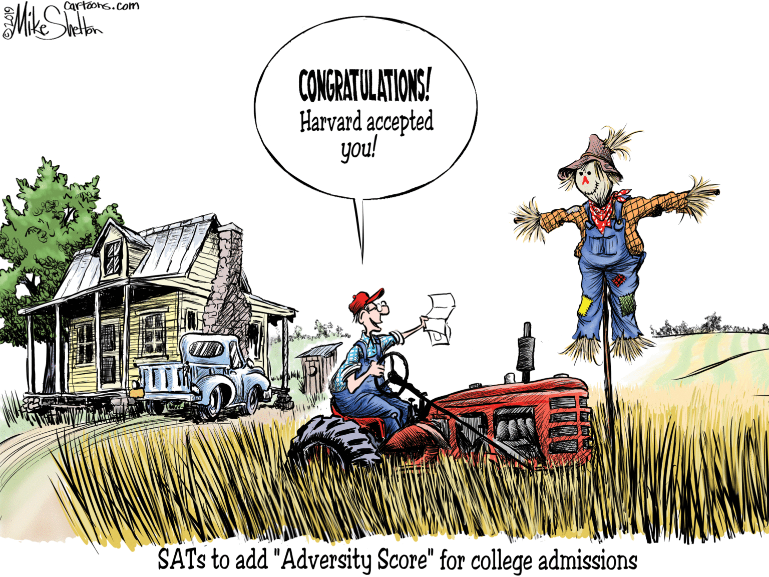 Mode of transport OCR: Cartoons.com CONGRATULATIONS! Harvard accepted you! SATS to add "Adversity Score" for college admissions Cartoons.com CONGRATULATIONS! Harvard accepted you! SATS to add "Adversity Score" for college admissions