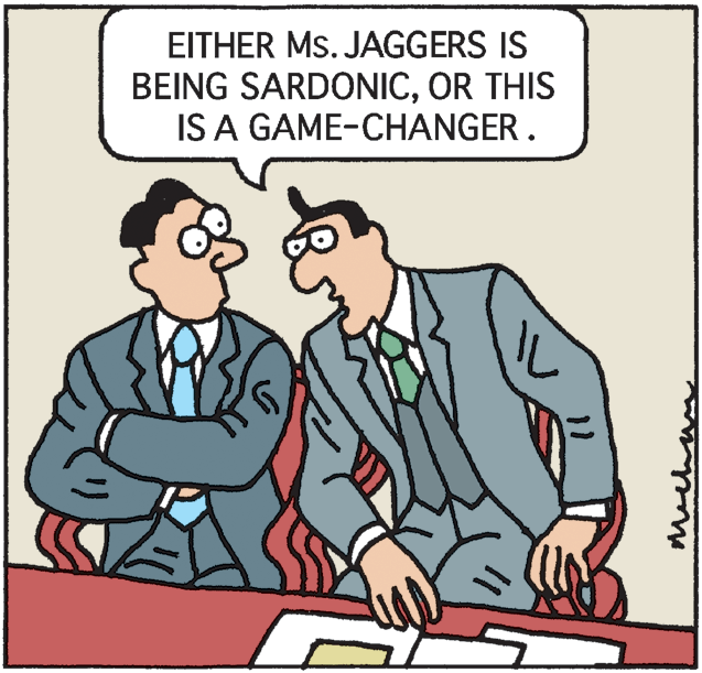 Illustration OCR: EITHER MS. JAGGERS IS BEING SARDONICOR THIS IS A GAME-CHANGER . mchan EITHER MS. JAGGERS IS BEING SARDONICOR THIS IS A GAME-CHANGER . mchan