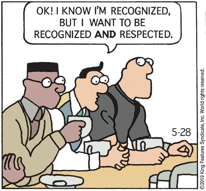 Conversation OCR: OK! I KNOW IM RECOGNIZEDBUT I WANT TO BE RECOGNIZED AND RESPECTED. 5-28 ©2019 King Features SyndicateInc. World rights reserved. OK! I KNOW IM RECOGNIZEDBUT I WANT TO BE RECOGNIZED AND RESPECTED. 5-28 ©2019 King Features SyndicateInc. World rights reserved.