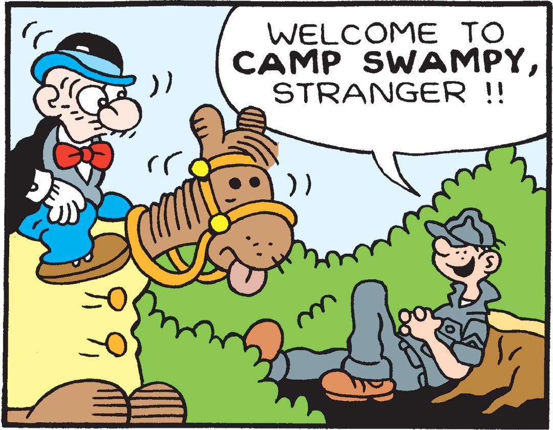 Font OCR: WELCOME TO CAMP SWAMPYSTRANGER !! )) WELCOME TO CAMP SWAMPYSTRANGER !! ))