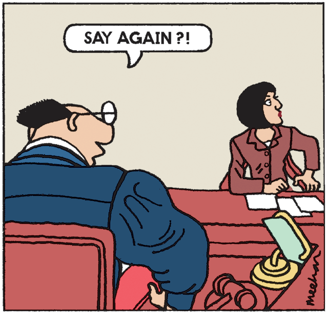 Line OCR: SAY AGAIN ?! meeha SAY AGAIN ?! meeha