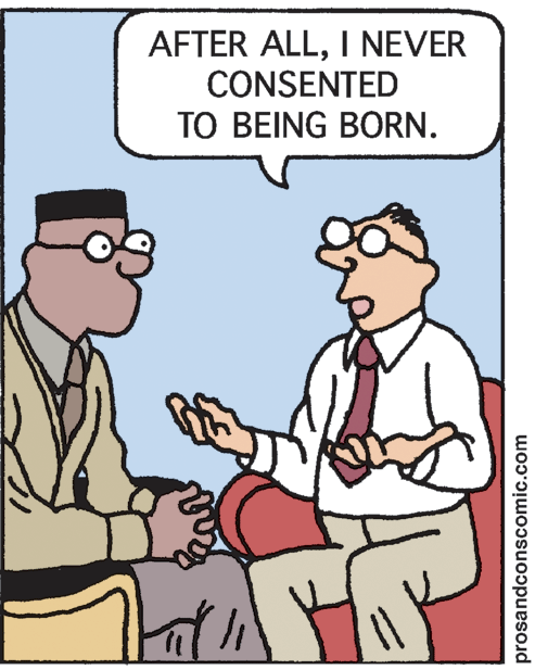 Thumb OCR: AFTER ALLI NEVER CONSENTED TO BEING BORN. prosandconscomic.com AFTER ALLI NEVER CONSENTED TO BEING BORN. prosandconscomic.com