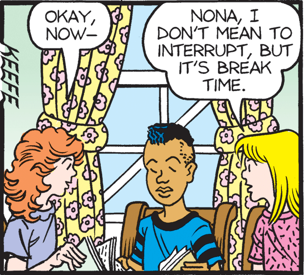 Interaction OCR: NONAI DON'T MEAN TO INTERRUPTBUT IT'S BREAK TIME. OKAYNOW- KEEFE NONAI DON'T MEAN TO INTERRUPTBUT IT'S BREAK TIME. OKAYNOW- KEEFE