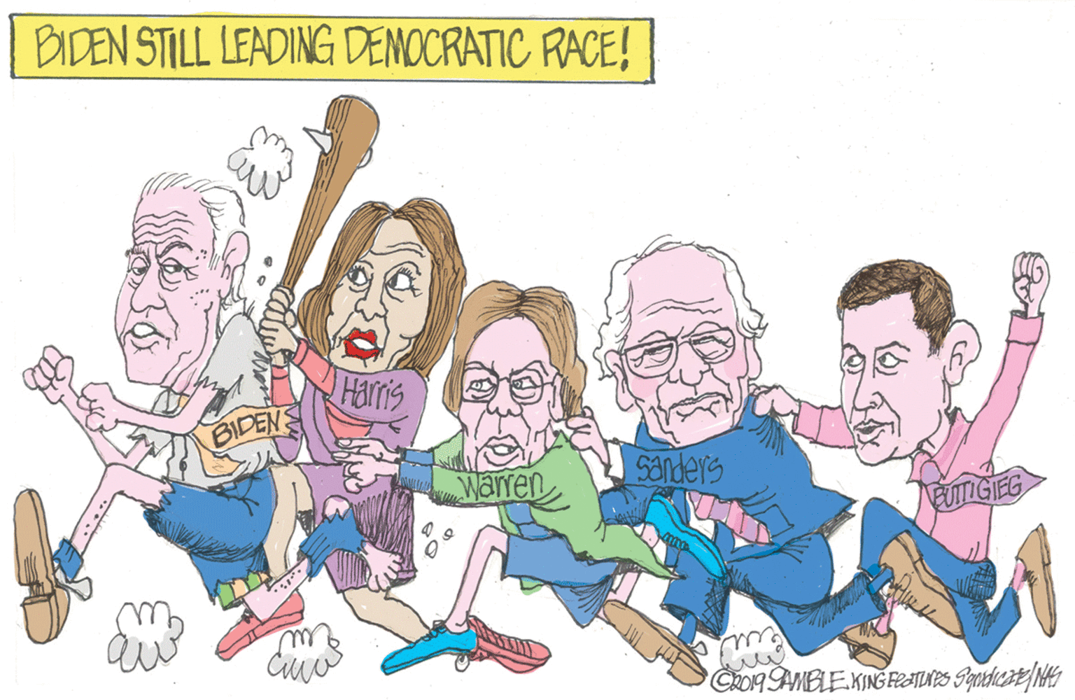 Art OCR: BIDEN STILL LEADING DENOCRATIC RACE! Harris BIDENS Sanders Waren BIDEN STILL LEADING DENOCRATIC RACE! Harris BIDENS Sanders Waren
