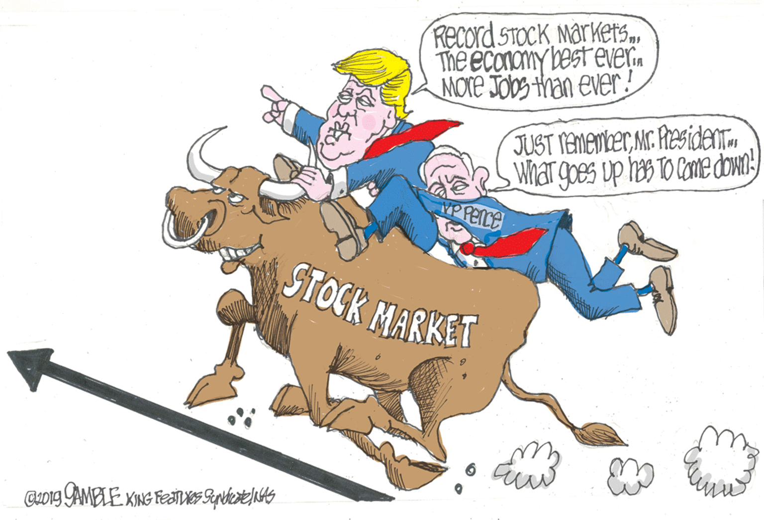 Humour OCR: Record STOCKMarkets. The ecanony best everin MOre JoOS than ever! JUST NEMENLETMC. PIesiden.. Whar goes up has to Conte dowo'; STOCK MARKET Record STOCKMarkets. The ecanony best everin MOre JoOS than ever! JUST NEMENLETMC. PIesiden.. Whar goes up has to Conte dowo'; STOCK MARKET