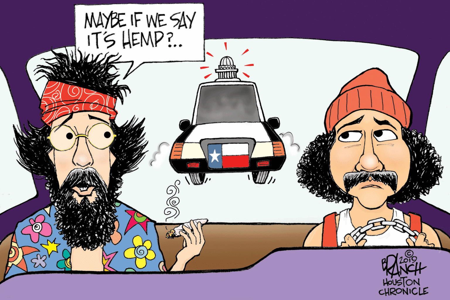 Headgear OCR: MAYBE IF WE SAY ITS HEMP?. HOUSTON CHRONICLE MAYBE IF WE SAY ITS HEMP?. HOUSTON CHRONICLE
