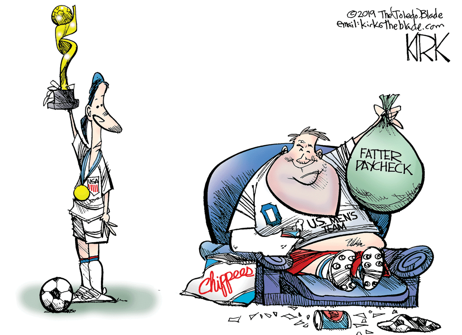 Artwork OCR: ©201a ThA Toledo Blade email:kirkothe blade.com KRK FATTER PAYCHECK EN'S ©201a ThA Toledo Blade email:kirkothe blade.com KRK FATTER PAYCHECK EN'S