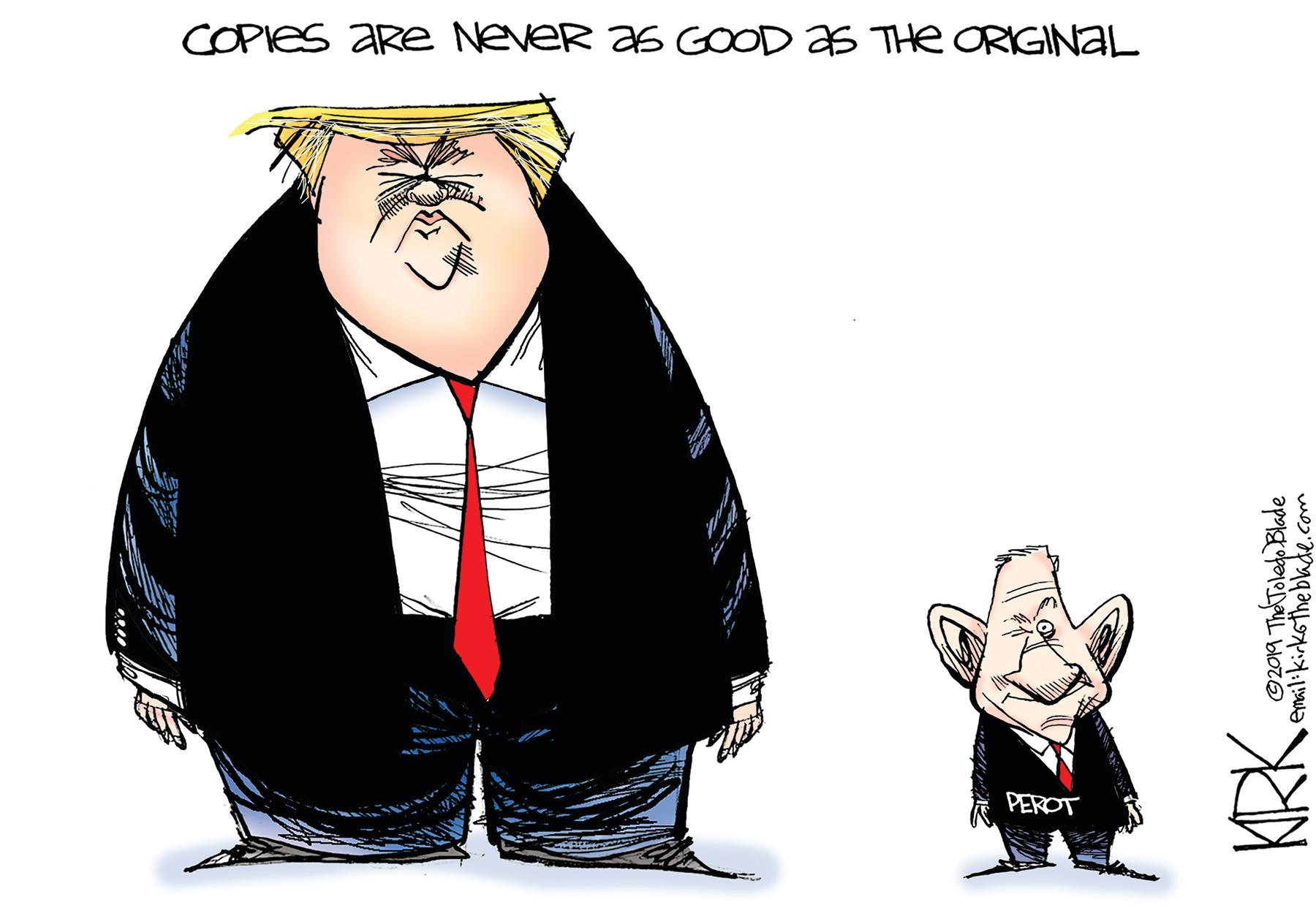 Collar OCR: COPIES ARe NeveR as GOOD S THe ORIGINAL PEROT ©2019 ThA Toledo Blade COPIES ARe NeveR as GOOD S THe ORIGINAL PEROT ©2019 ThA Toledo Blade