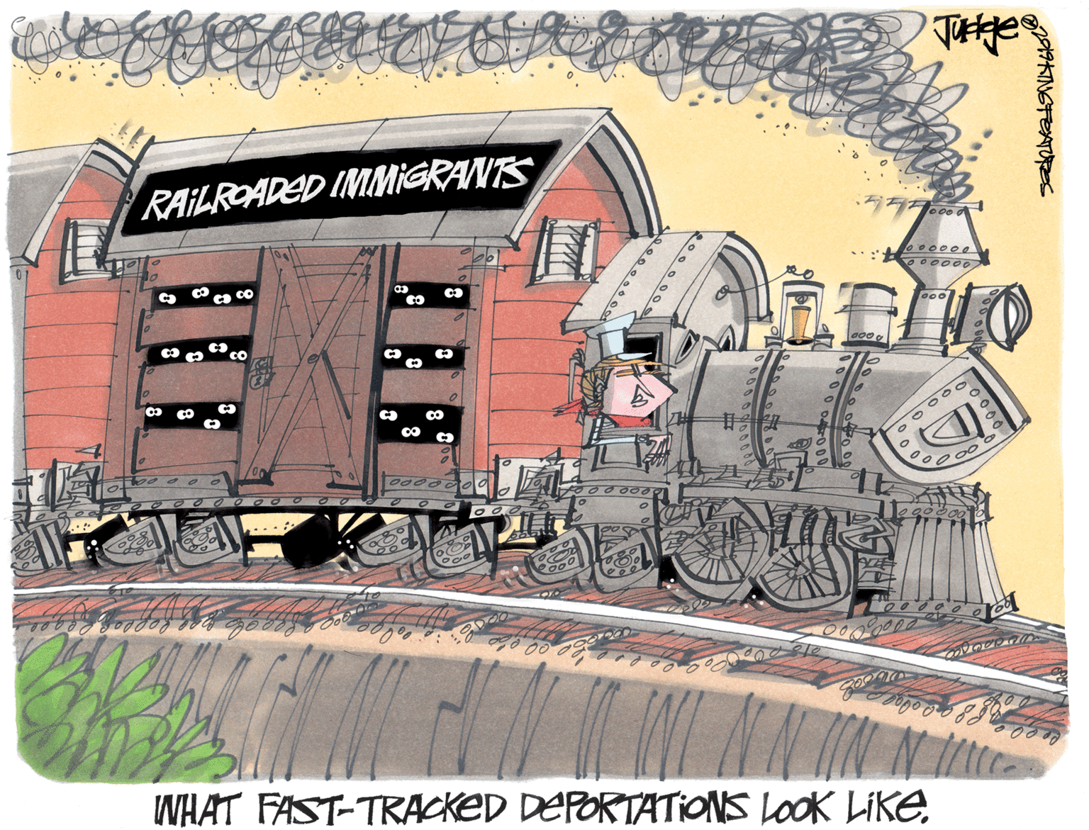 Slope OCR: RAILROADED IMIMIGRANTS Toood ?MO e 0000 4000 Reppes WHAT FAST-TRACKED DEPORTATIONS LooK LIKE0 000 RAILROADED IMIMIGRANTS Toood ? MO e 0000 4000 Reppes WHAT FAST-TRACKED DEPORTATIONS LooK LIKE0 000