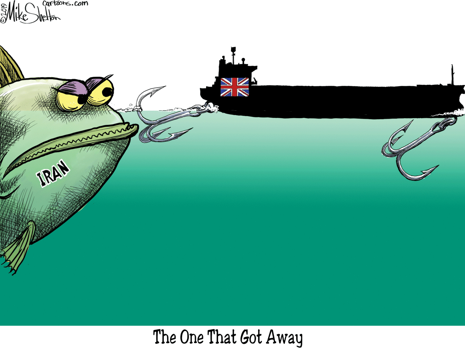 Beetle OCR: Cartoons.com IRAN The One That Got Away Cartoons.com IRAN The One That Got Away