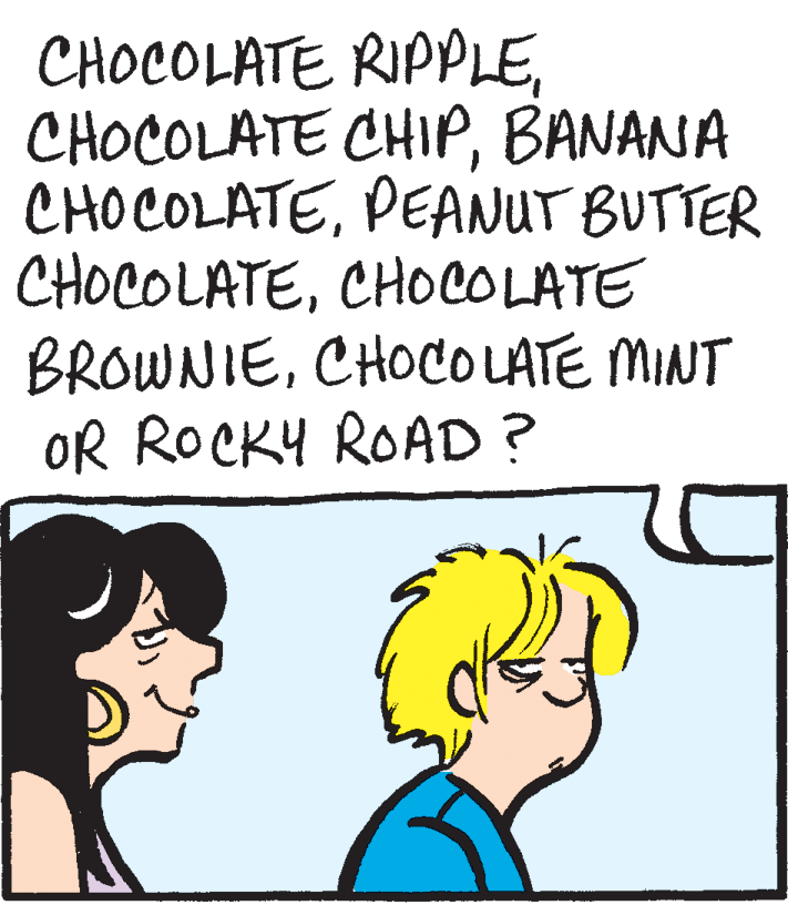 Interaction OCR: CHOCOLATE RIPPLEBANANA CHOCOLATEPEANUT BUTTER CHOCOLATECHOCOLATE BROWNIECHOCOLATE MINT OR ROCKY ROAD ? CHOCOLATE RIPPLECHOCOLATE CHIPBANANA CHOCOLATEPEANUT BUTTER CHOCOLATECHOCOLATE BROWNIECHOCOLATE MINT OR ROCKY ROAD ?