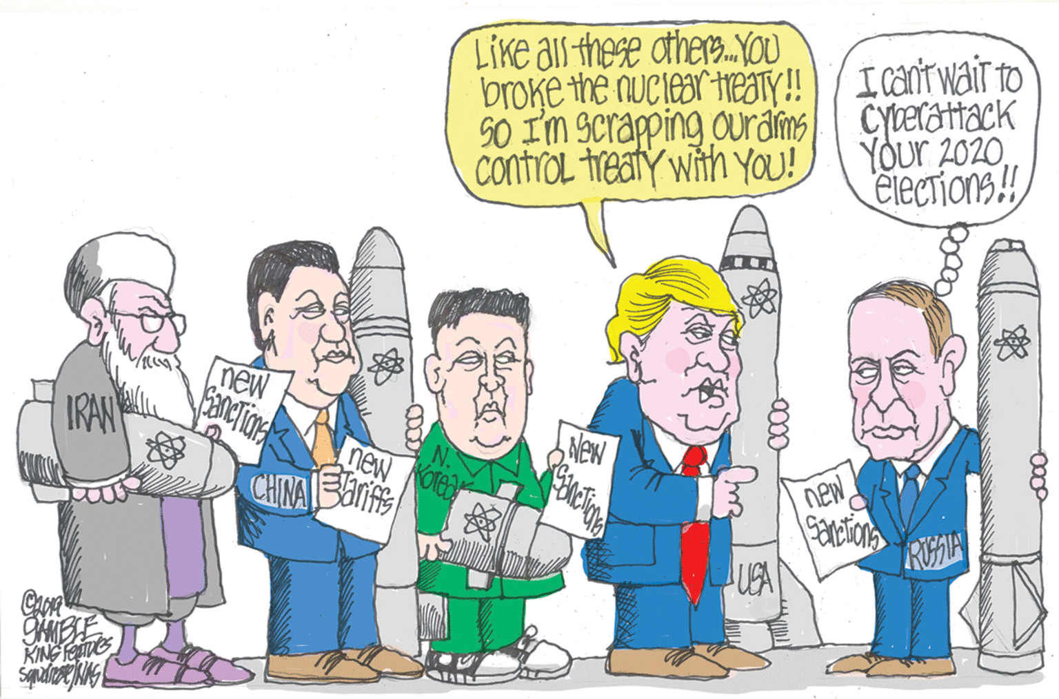 Art OCR: Like als these others.YOU broke the nuclear treaTY! /Icanit wair to SO Im scrapping ourams controL treaty with YoU! Cycecattiack YOur 2020ElecTions! new IRAN Mew new ore CHINABar new ROGAIR USA Like als these others.YOU broke the nuclear treaTY! /Icanit wair to SO Im scrapping ourams controL treaty with YoU! Cycecattiack YOur 2020ElecTions! new IRAN Mew new ore CHINABar new ROGAIR USA