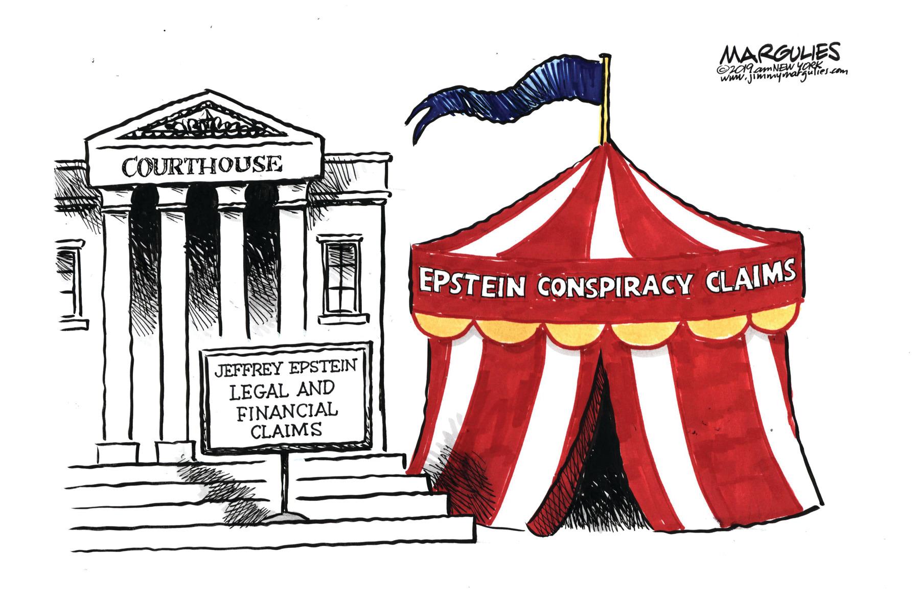 Column OCR: MARGULES a NEW COURTHOUSE EPSTEIN CONSPIRACY CLAIMS JEFFREY EPSTEIN LEGAL AND FINANCIAL CLAIMS MARGULES a NEW COURTHOUSE EPSTEIN CONSPIRACY CLAIMS JEFFREY EPSTEIN LEGAL AND FINANCIAL CLAIMS