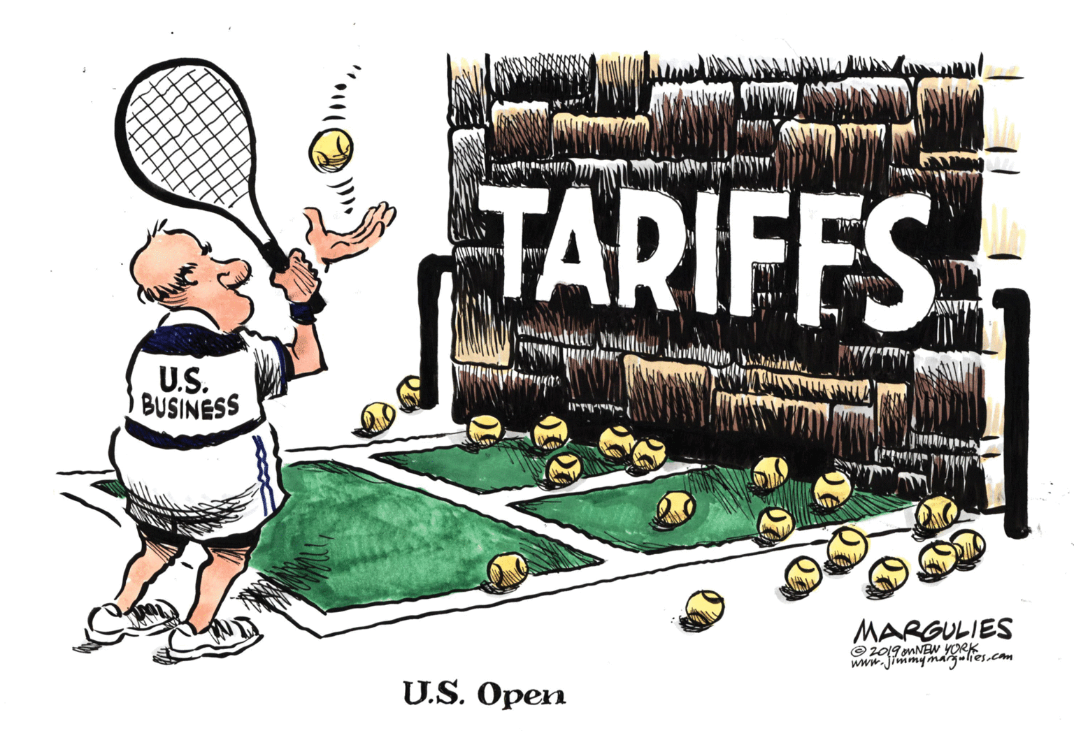 Ball OCR: TARIFFS U.S. BUSINESS MARGULIES m NAalies.cm U.S. Open TARIFFS U.S. BUSINESS MARGULIES m NAalies.cm U.S. Open