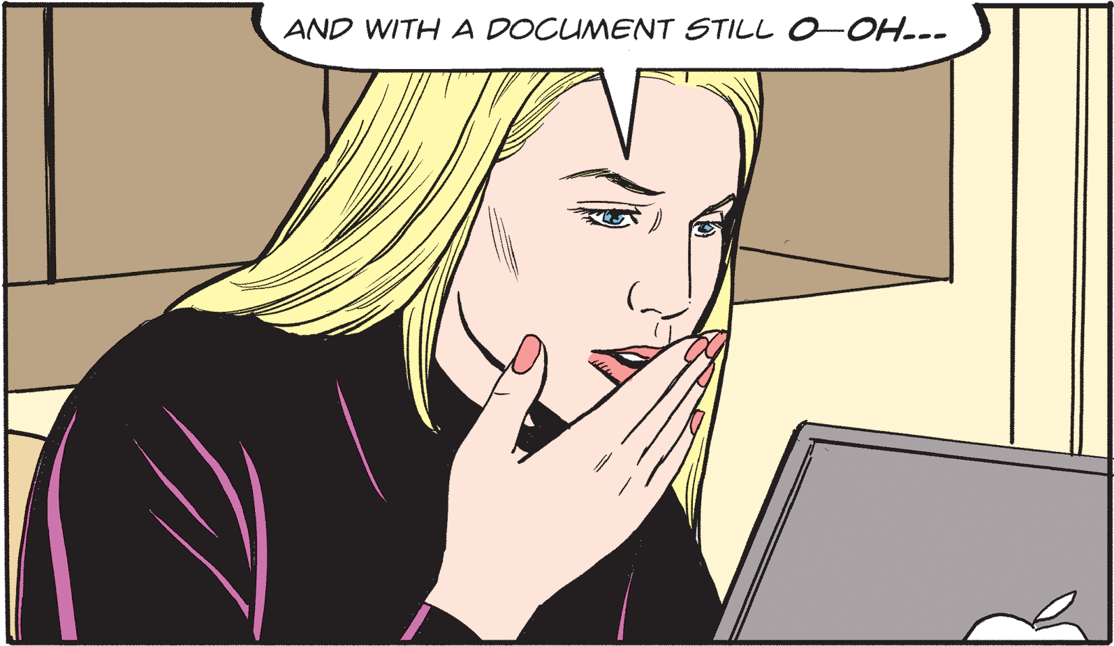 Gesture OCR: AND WITH A DOCUMENT STILL O-OH..- AND WITH A DOCUMENT STILL O-OH..-