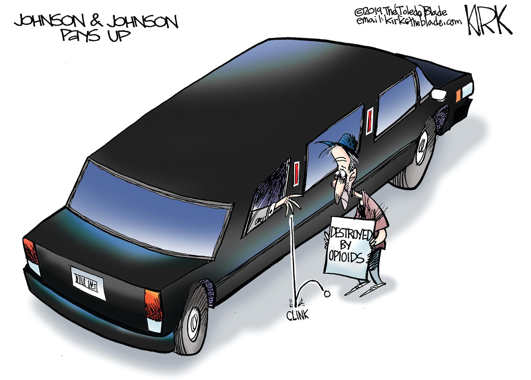 Motor vehicle OCR: JOHNSON & JOHNSON PaYS UP O2019 The Toledo Bade email:kirkethebladeicom KRK NDESTROVED BY OPIOIDS: CLINK JOHNSON & JOHNSON PaYS UP O2019 The Toledo Bade email:kirkethebladeicom KRK NDESTROVED BY OPIOIDS: CLINK