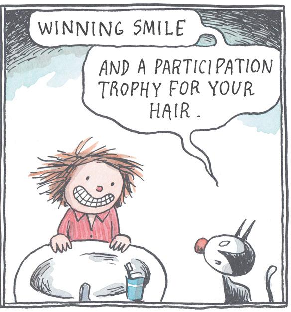 Font OCR: WINNING SMILE AND A PARTICIPATION TROPHY FOR YOUR HAIR . WINNING SMILE AND A PARTICIPATION TROPHY FOR YOUR HAIR .