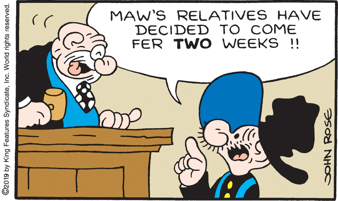 Gesture OCR: MAW'S RELATIVES HAVE DECIDED TO COME FER TWO WEEKS !! ©2019 by King Features SyndicateInc. World rights reserved. MAW'S RELATIVES HAVE DECIDED TO COME FER TWO WEEKS !! ©2019 by King Features SyndicateInc. World rights reserved.