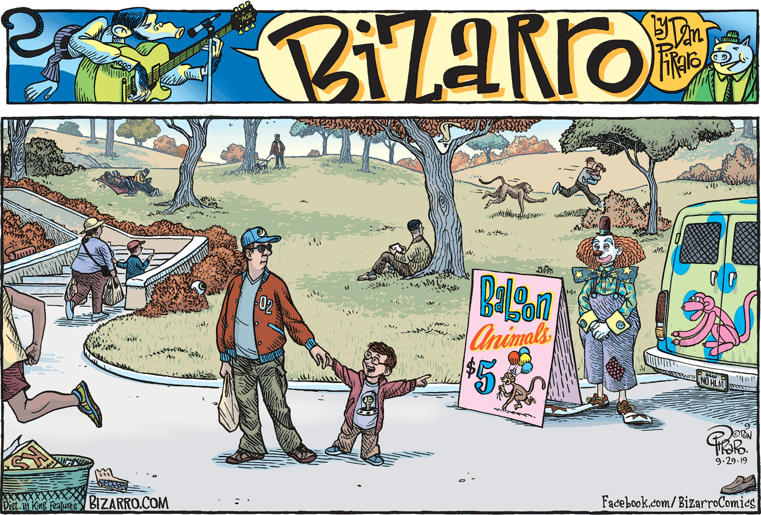Publication OCR: 02 Animals 9.29.19 Facebook.com/BizarroComies Faues BIZARRO.COM 02 Animals 9.29.19 Facebook.com/BizarroComies Faues BIZARRO.COM