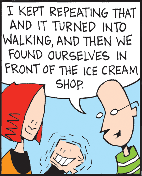 Pleased OCR: I KEPT REPEATING THAT AND IT TURNED INTO WALKINGAND THEN WE FOUND OURSELVES IN FRONT OF THE ICE CREAM SHOP. I KEPT REPEATING THAT AND IT TURNED INTO WALKINGAND THEN WE FOUND OURSELVES IN FRONT OF THE ICE CREAM SHOP.